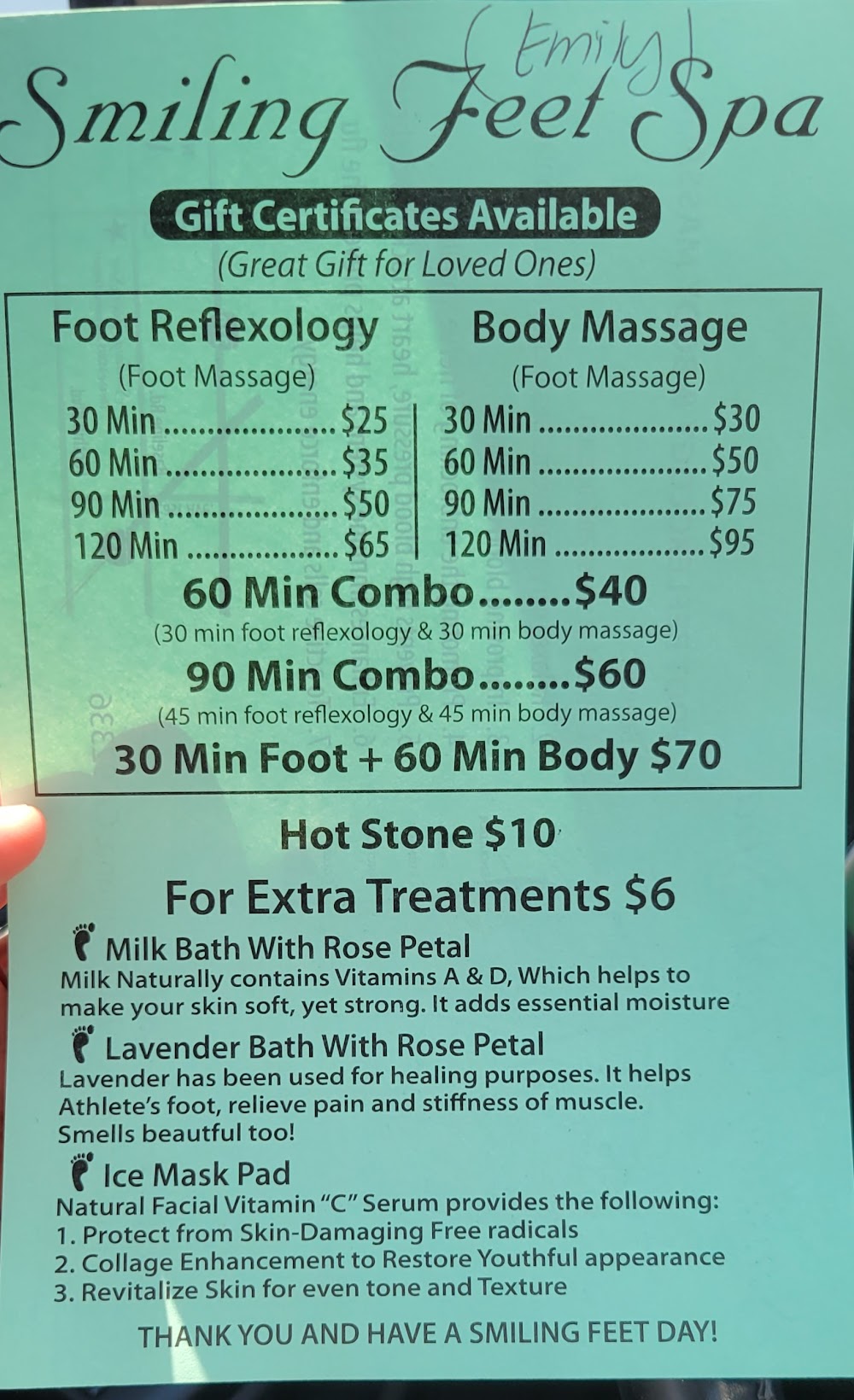 Smiling Feet / Relexology Massage 1 Pies Sonrientes: Masaje de Reflexología para Relajación y Bienestar