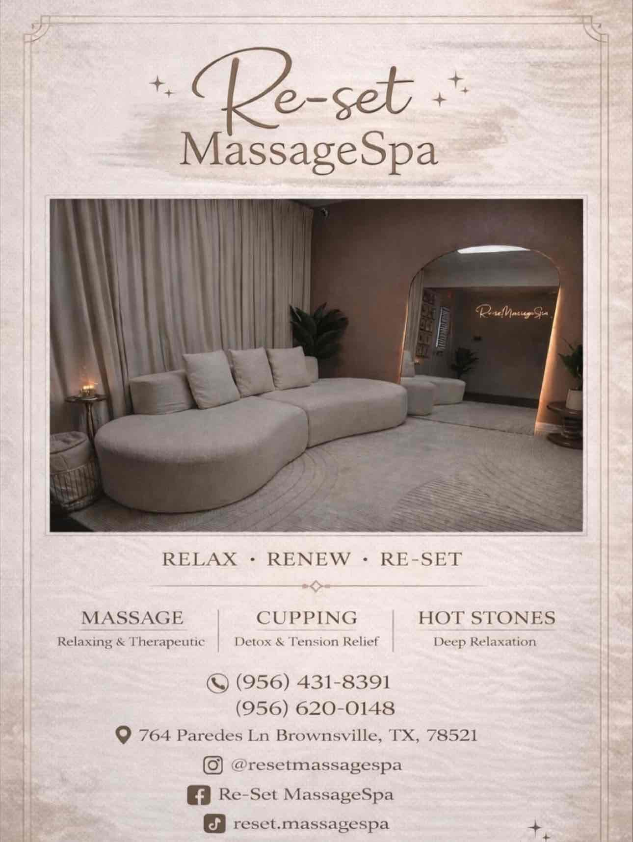 Re-Set MassageSpa 1 Re-Set MassageSpa: Relajación Premium, Masajes Terapéuticos y Spa de Lujo