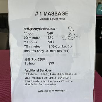 #1 Massage Body & Foot 1 Masaje Corporal y de Pies #1: Relajación Profunda y Bienestar