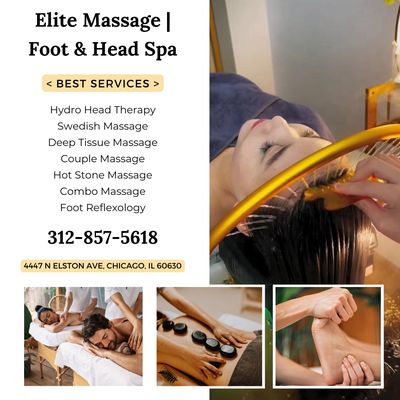 Masaje Elite: Spa de Pies y Cabeza – Relajación Premium y Bienestar